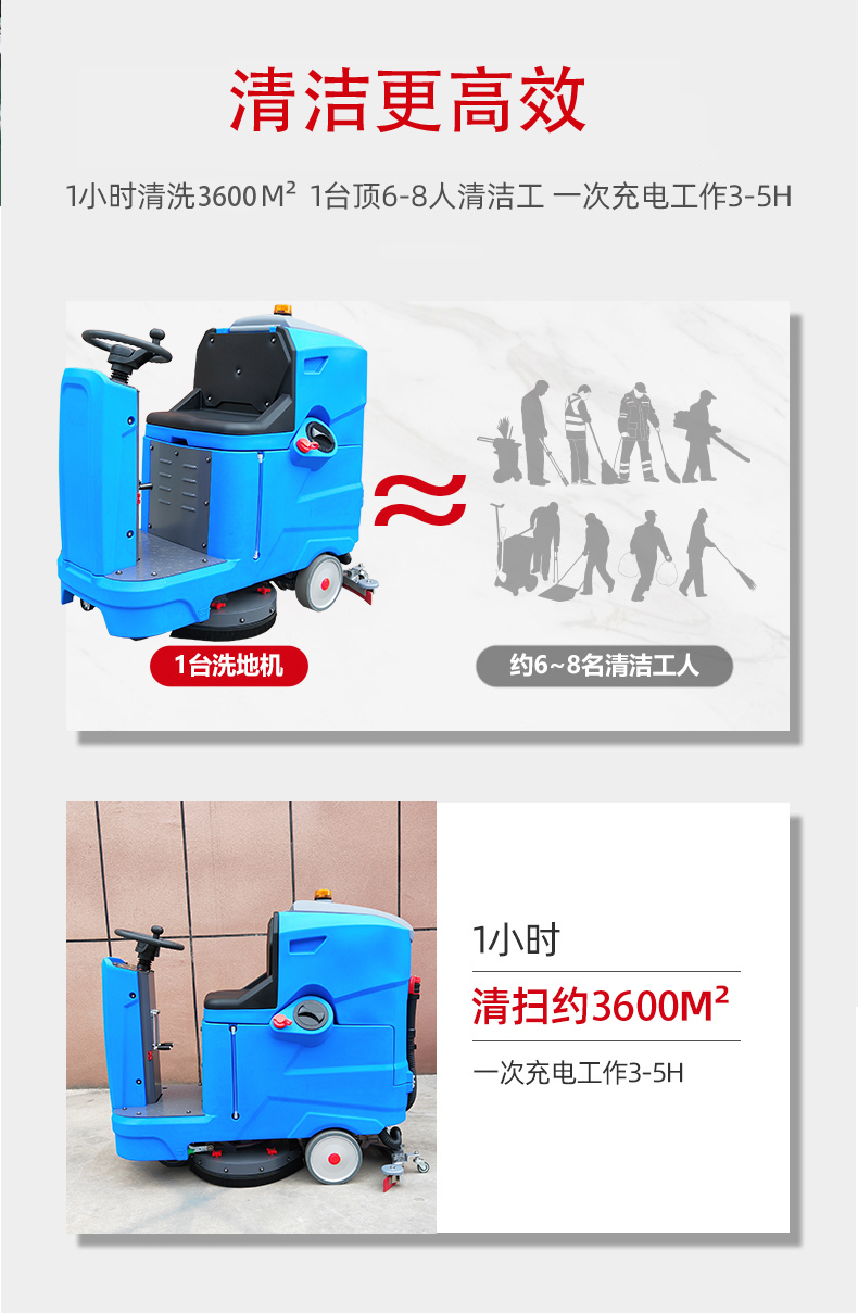 长治驾驶式洗地机更适合用在高铁站